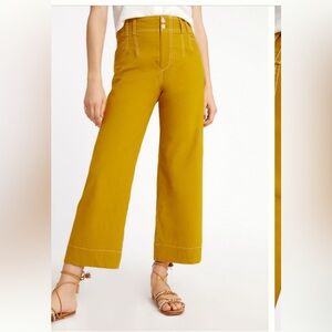 Anthropologie Emma Wide Leg Crop Pants - 27